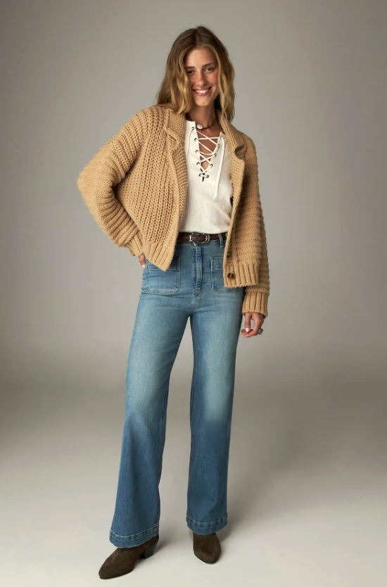 Elsa Cardigan in Caramel