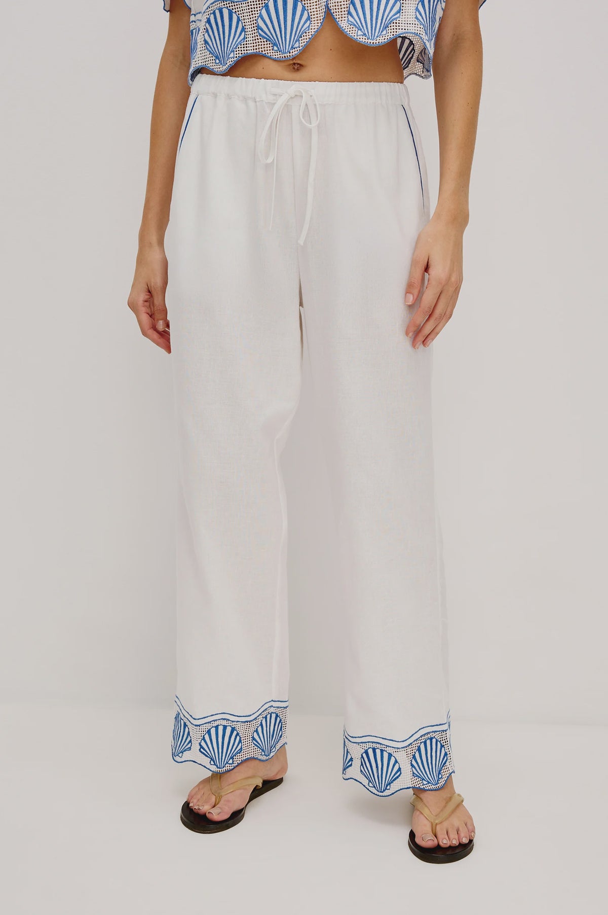Tildi Pant in White