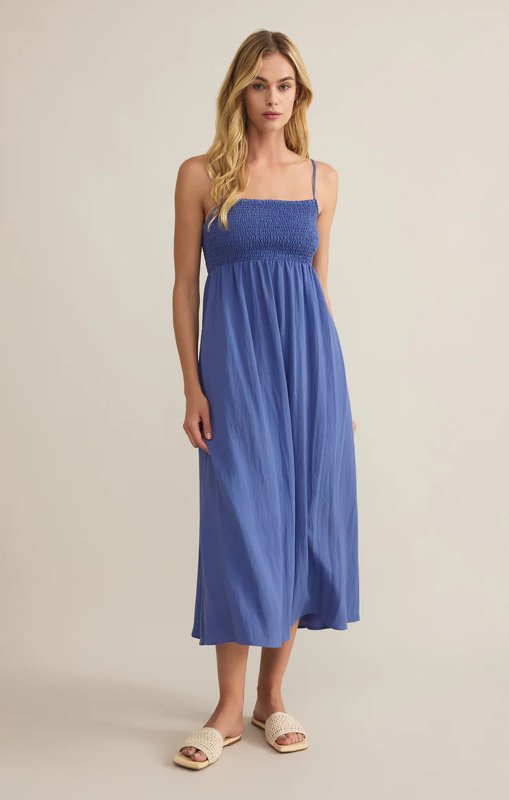 Beachside Midi Dress in Rivieraz