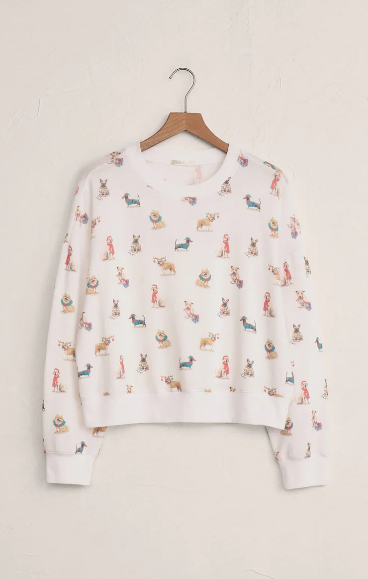 Cozy Up Pup Long Sleeve from Z Supply at waterlilyshop