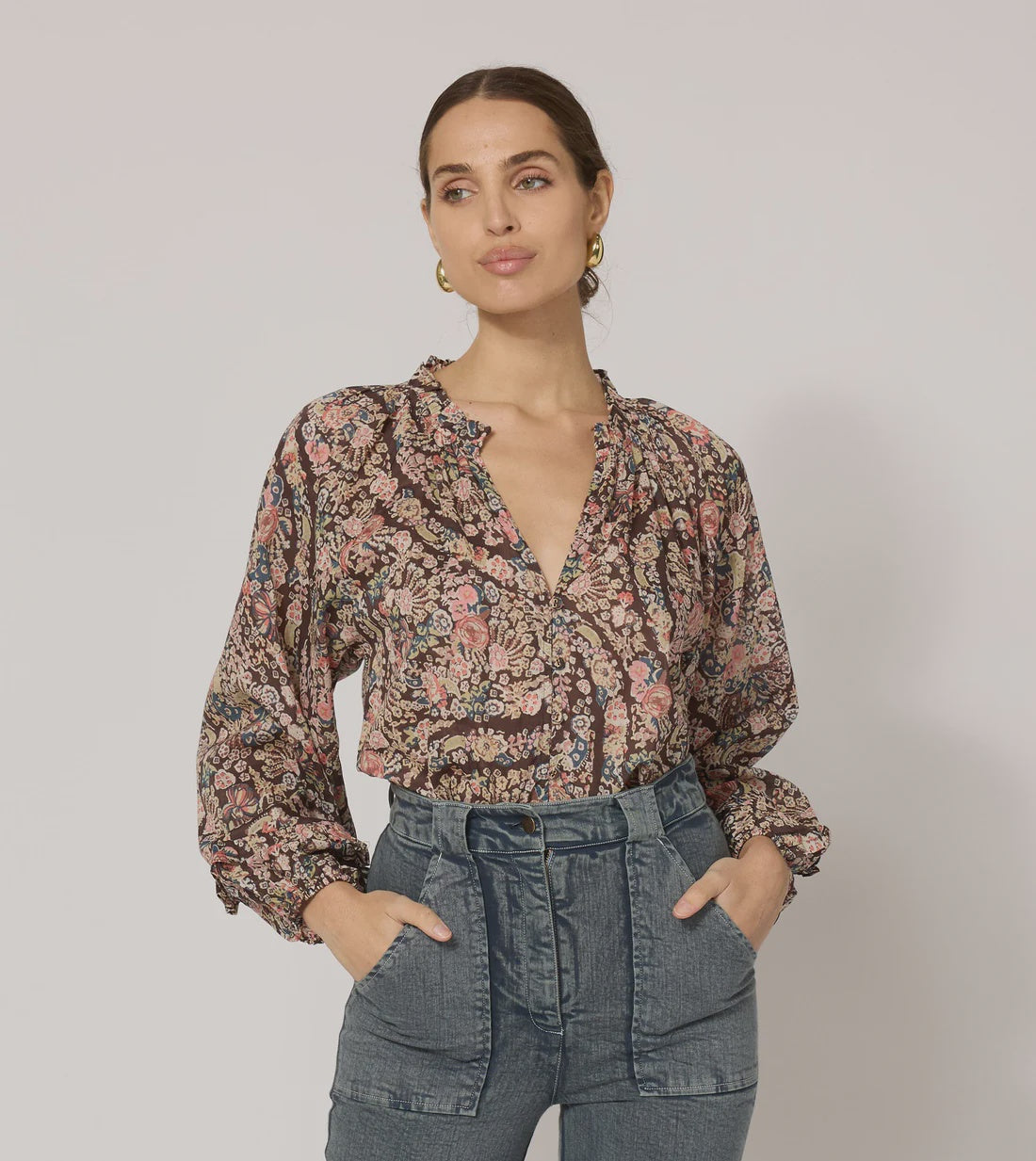 Alicia Blouse from Cleobella at waterlilyshop.com