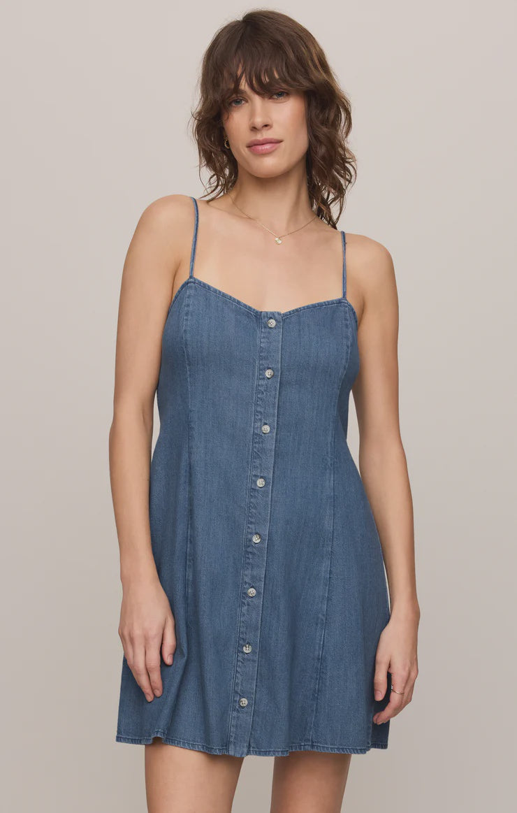 Angel Eyes Denim Mini Dress