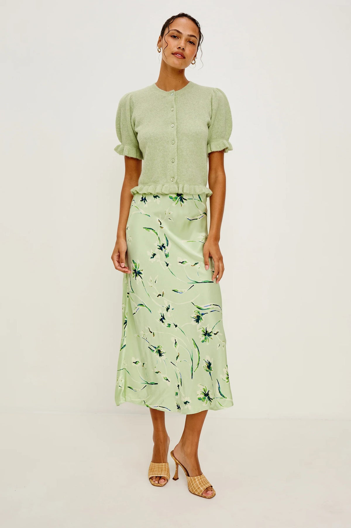 Anya Skirt in Mint Linnea