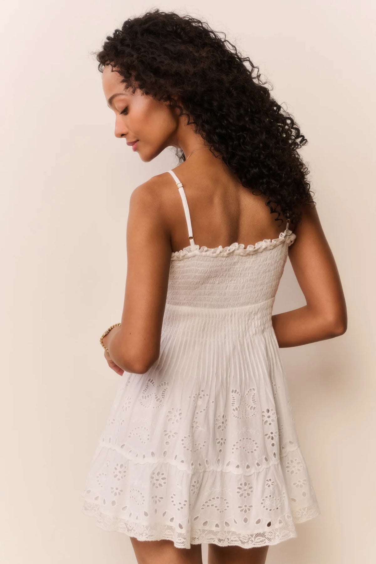 Azar Dress in White