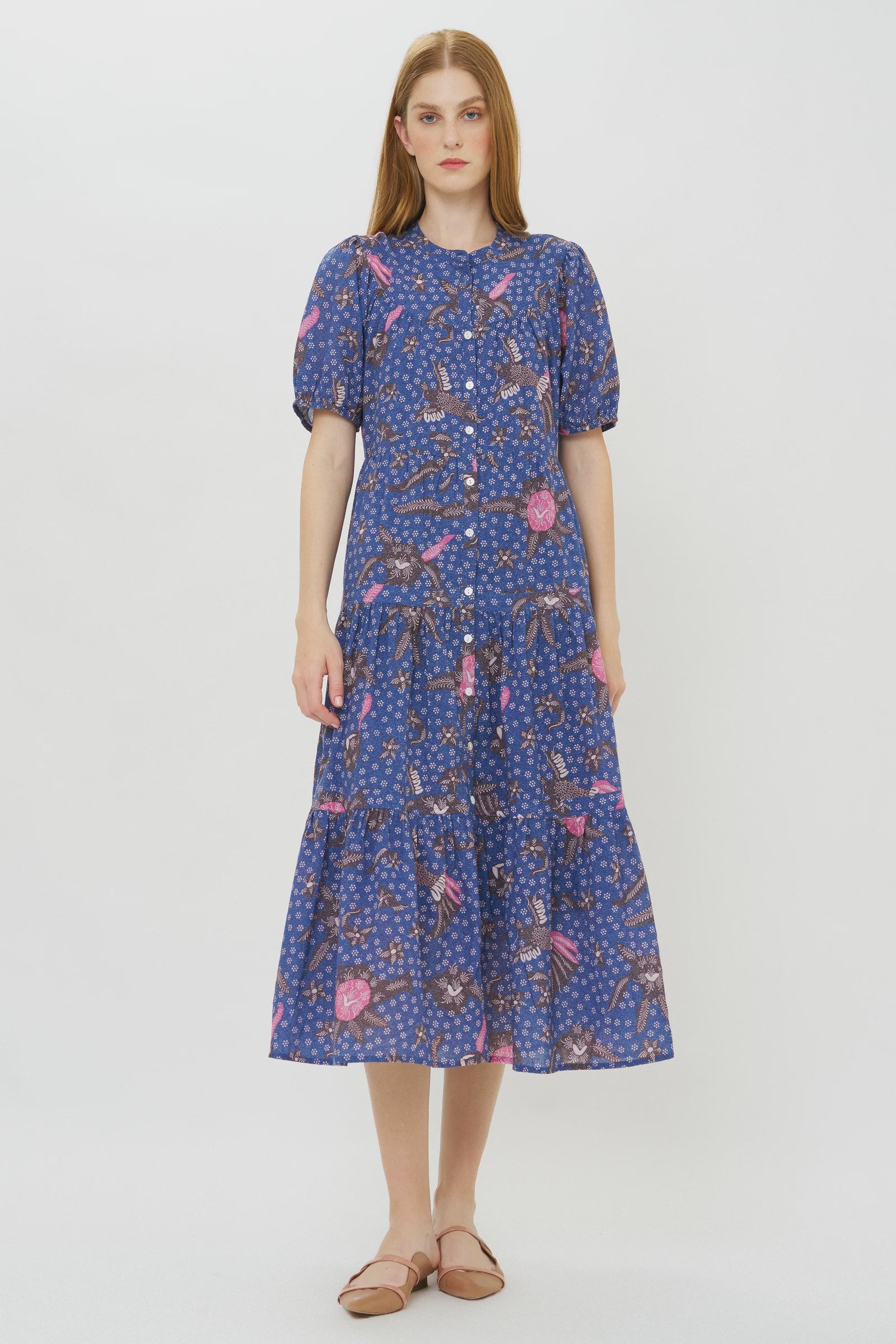 Tiered Bali Midi Dress Tiered Bali Midi Dress