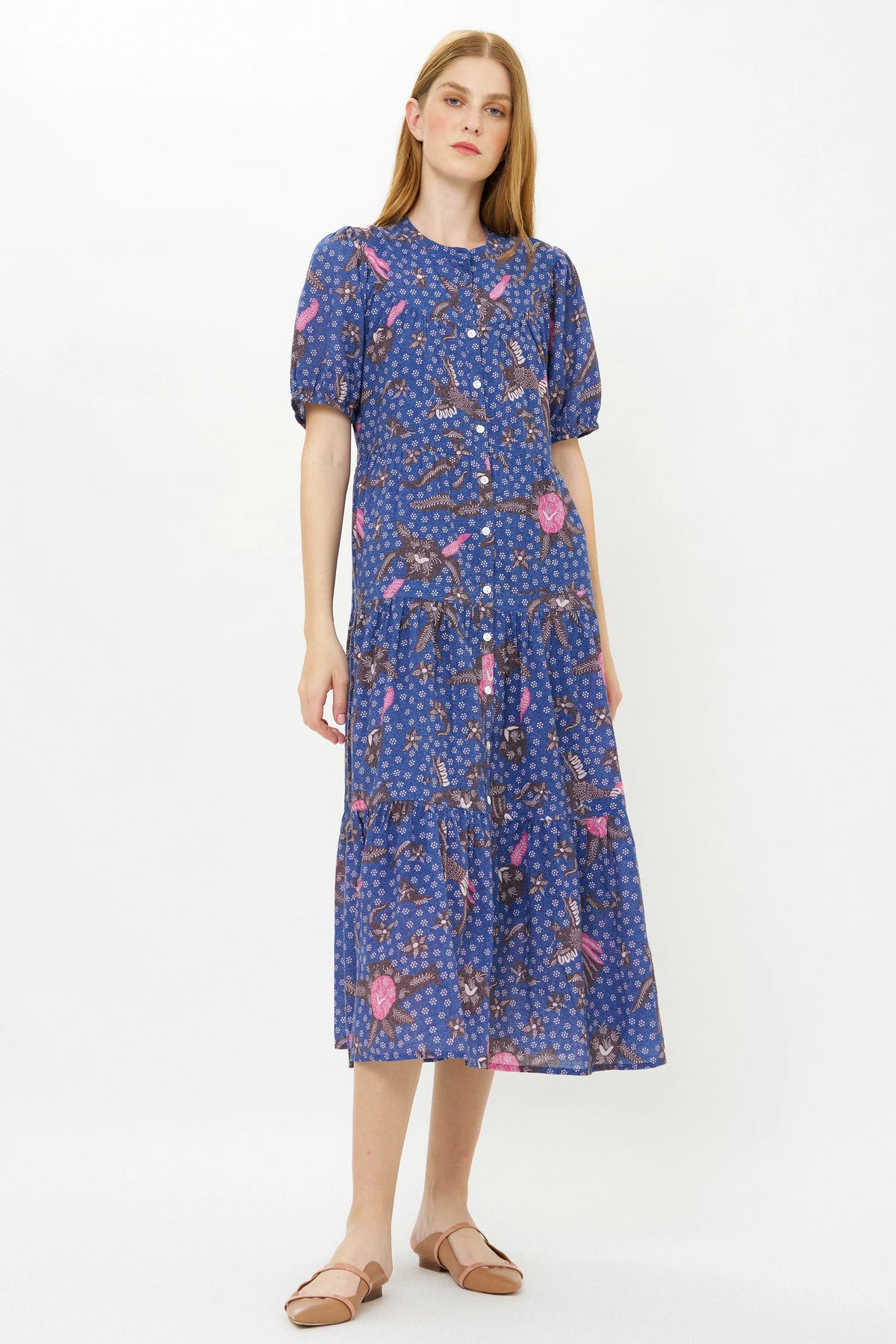 Tiered Bali Midi Dress