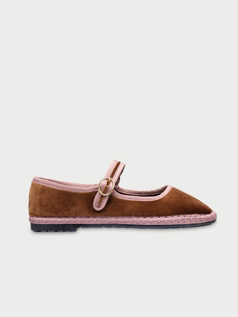 Balthasar Velvet Mary Janes