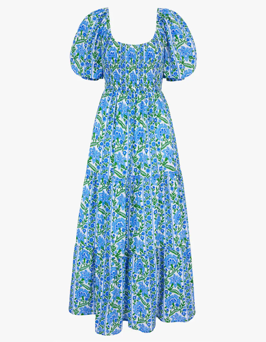 Sapphire Border Angelina Dress