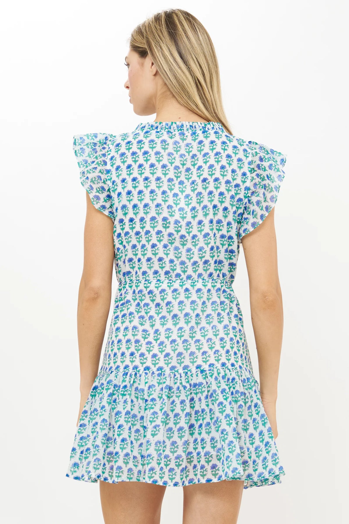 Cinched Flirty Mini in Boti Blue
