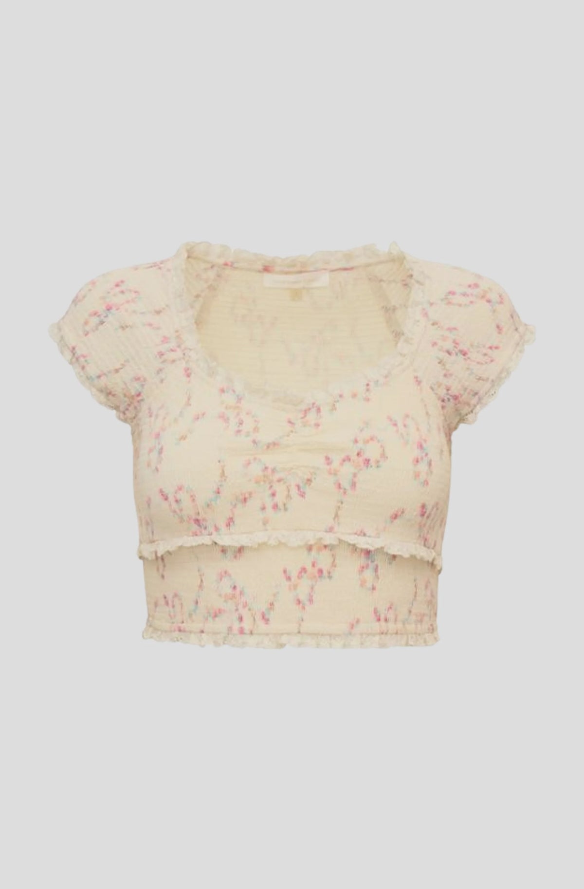 Cambron Top in Magnolia