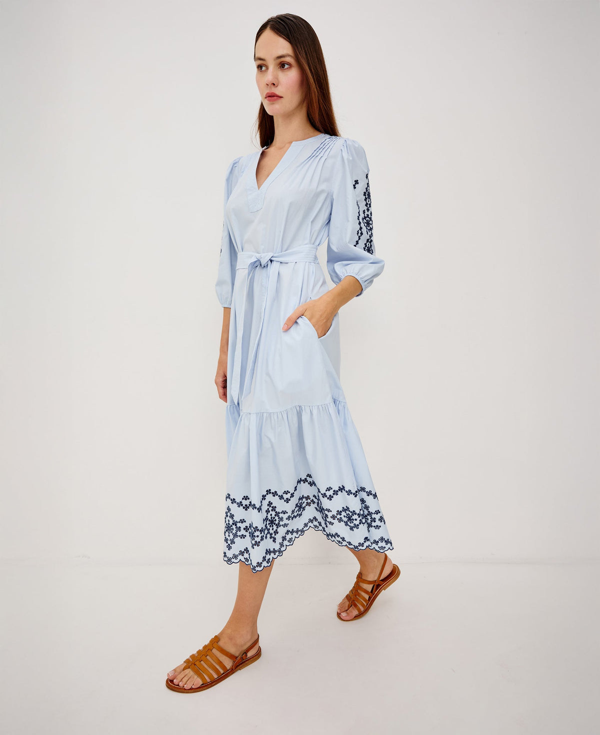 Carmel Dress in Blue Bird