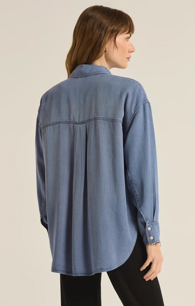 Colbie Chambray Top