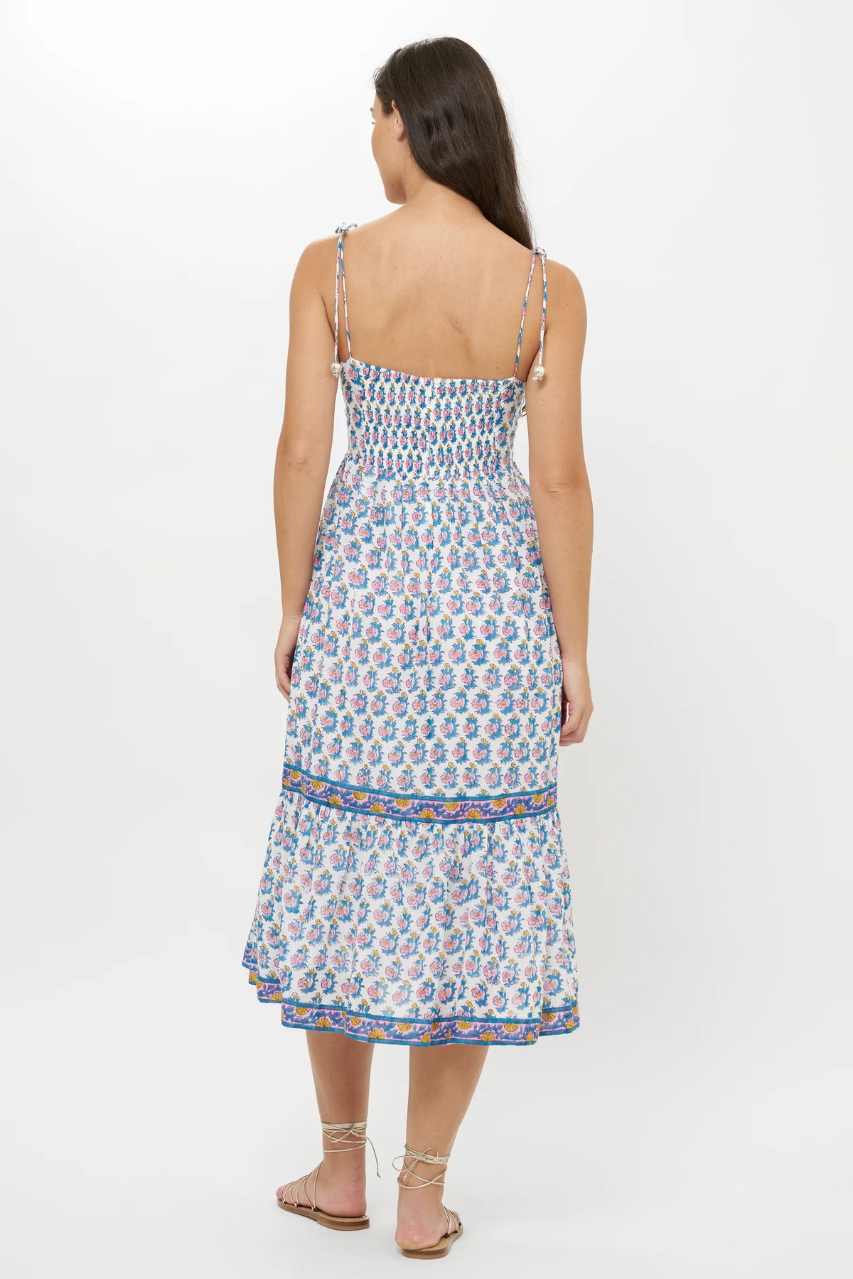 Tie Strap Midi in Crocus Blue