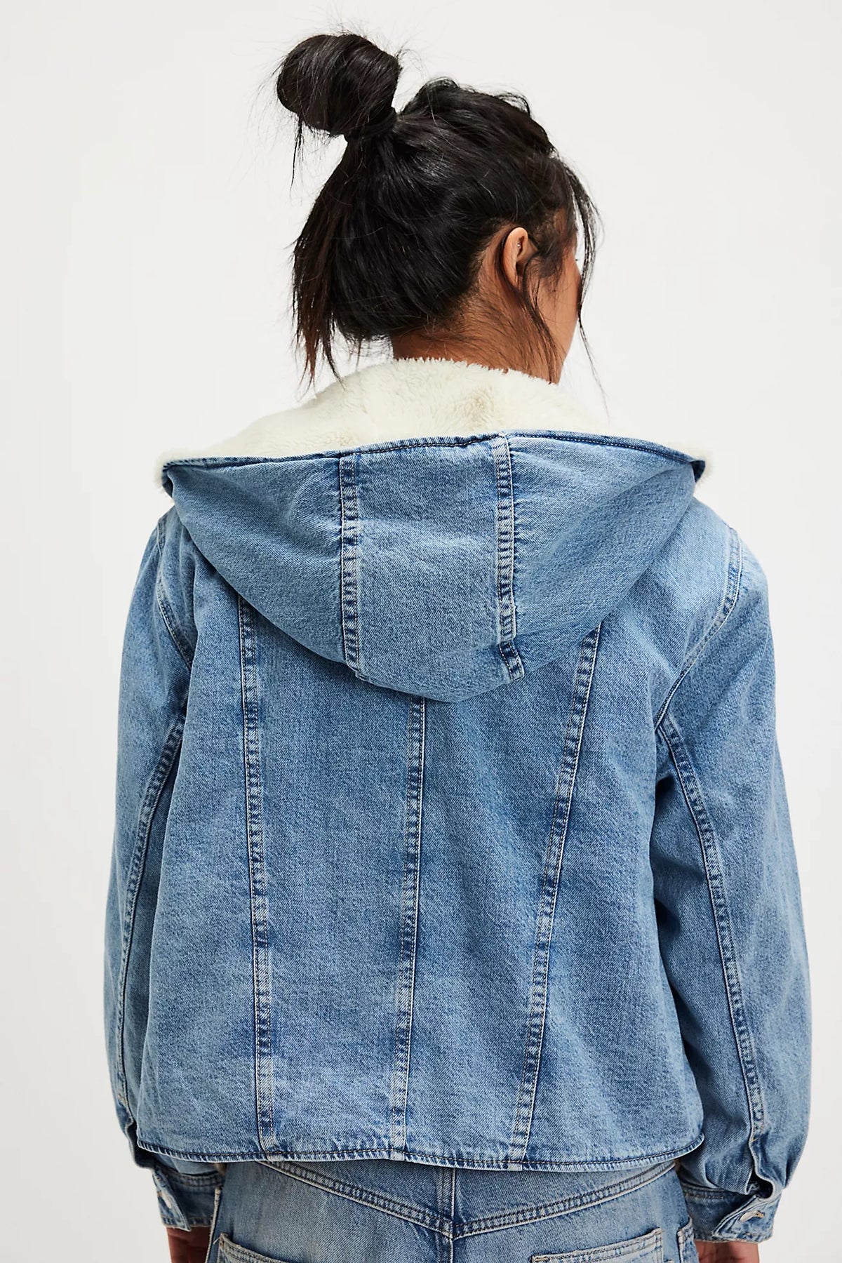 Asher Cozy Denim Jacket by Free People