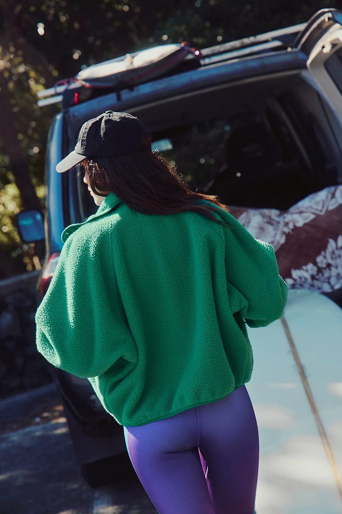 Hit the Slopes Jacket in Green Glow by Free People