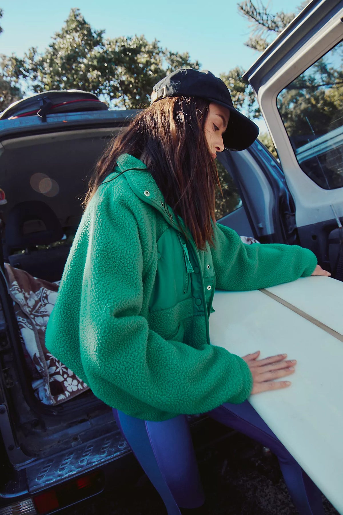 Hit the Slopes Jacket in Green Glow by Free People