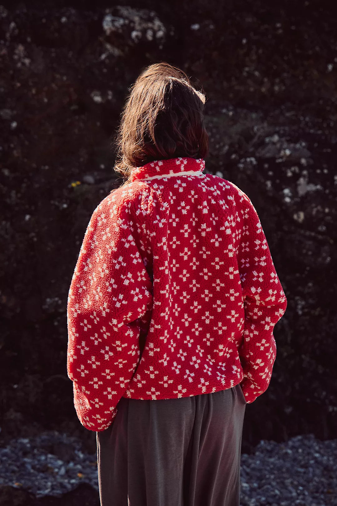 Hit the Slopes Fleece Jacket in Birds Eye Combo