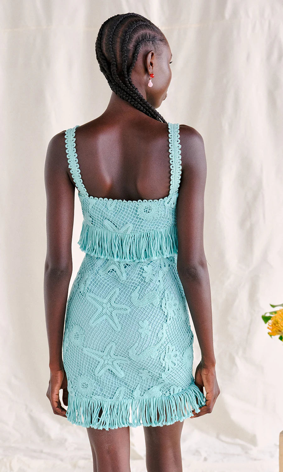 Caitriona Dress in Fisherman Netting