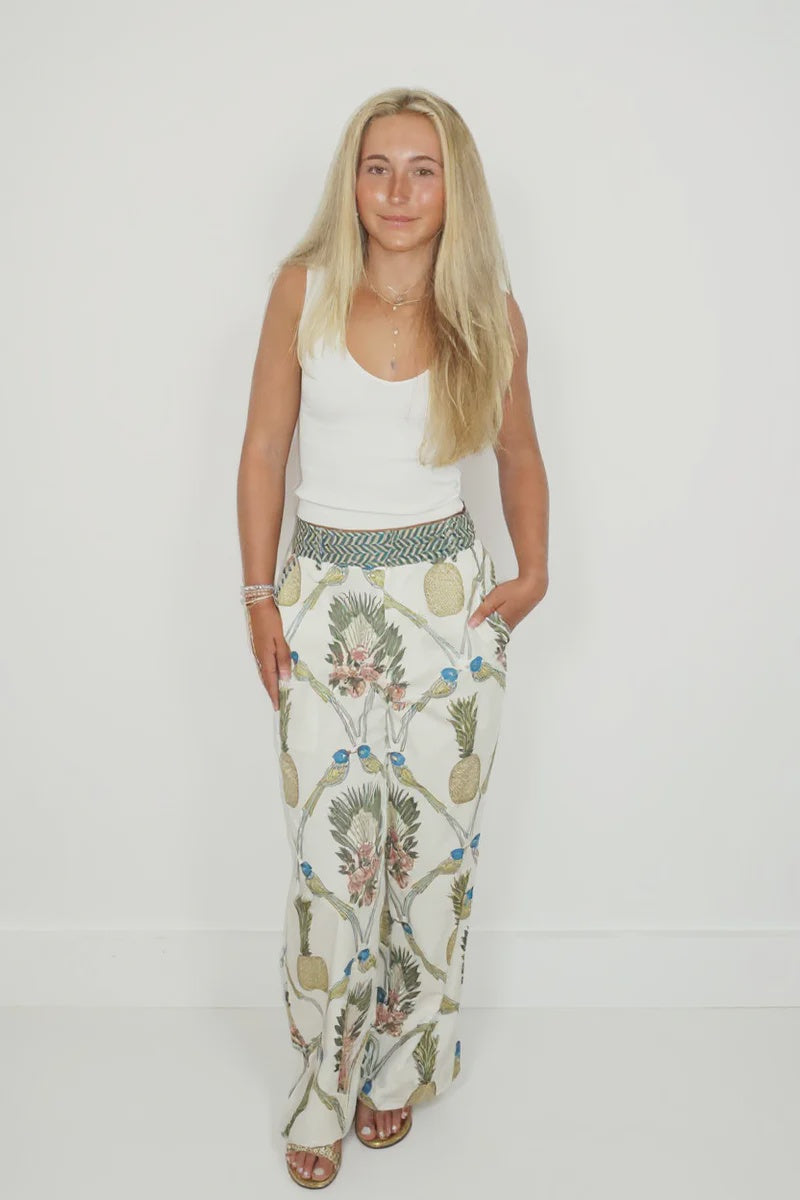 Edison Pant in Royal Tropical