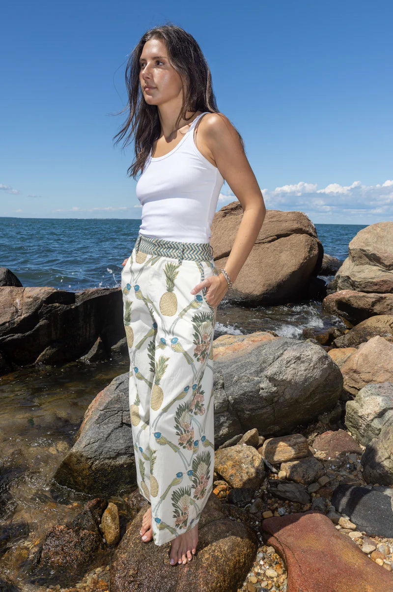 Edison Pant in Royal Tropical