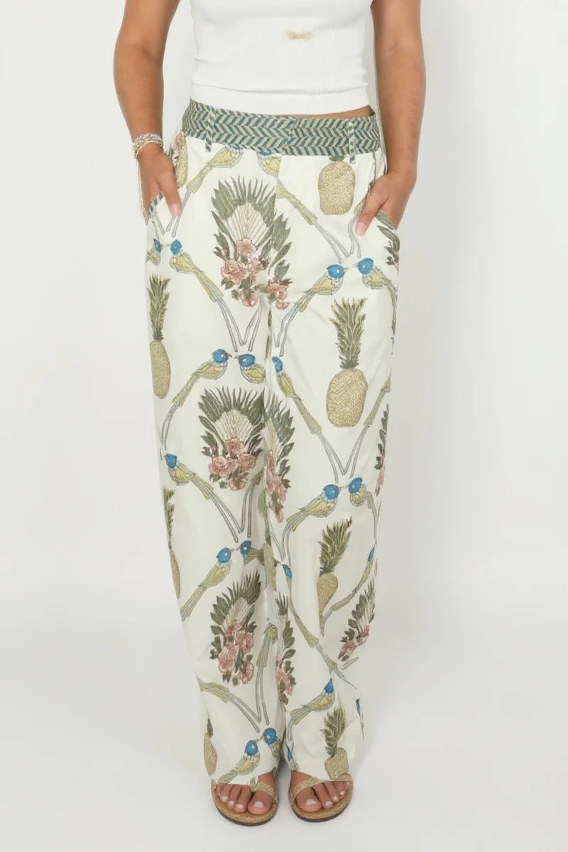 Edison Pant in Royal Tropical