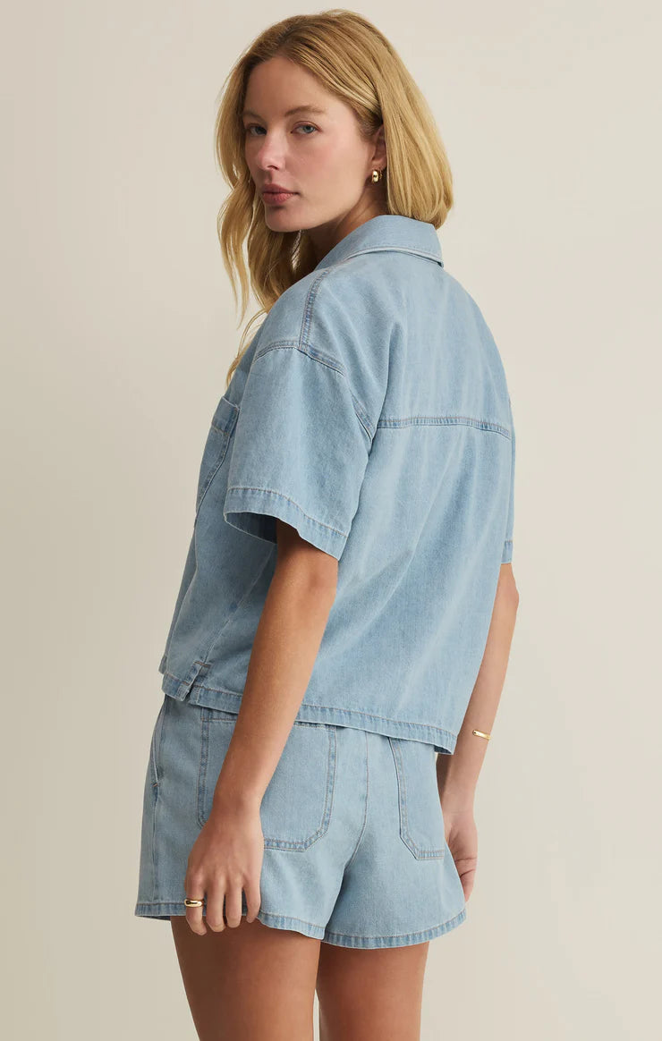Everyday Denim Button Up