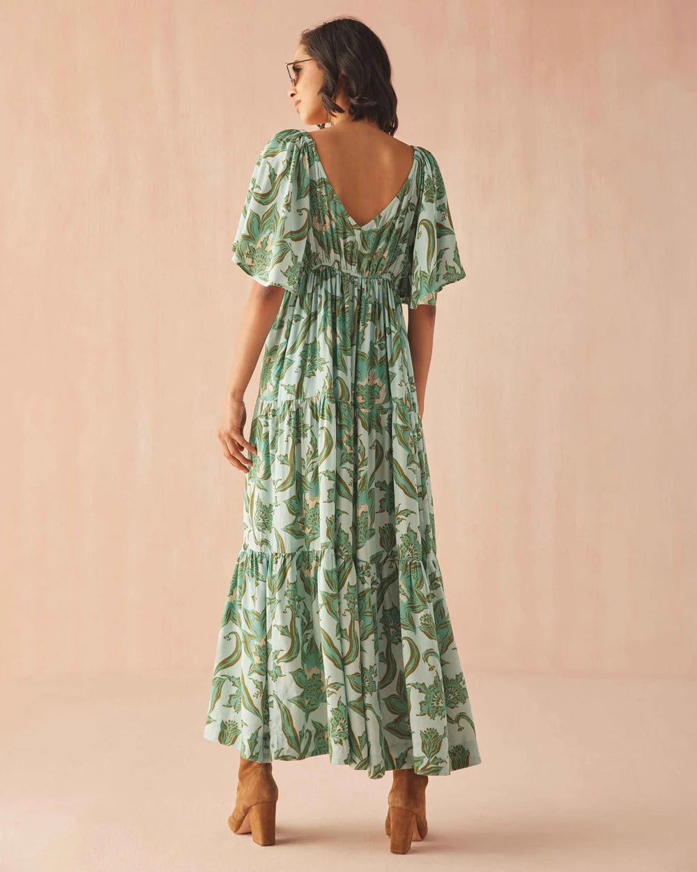 Holis Maxi Dress in Anissa Moss