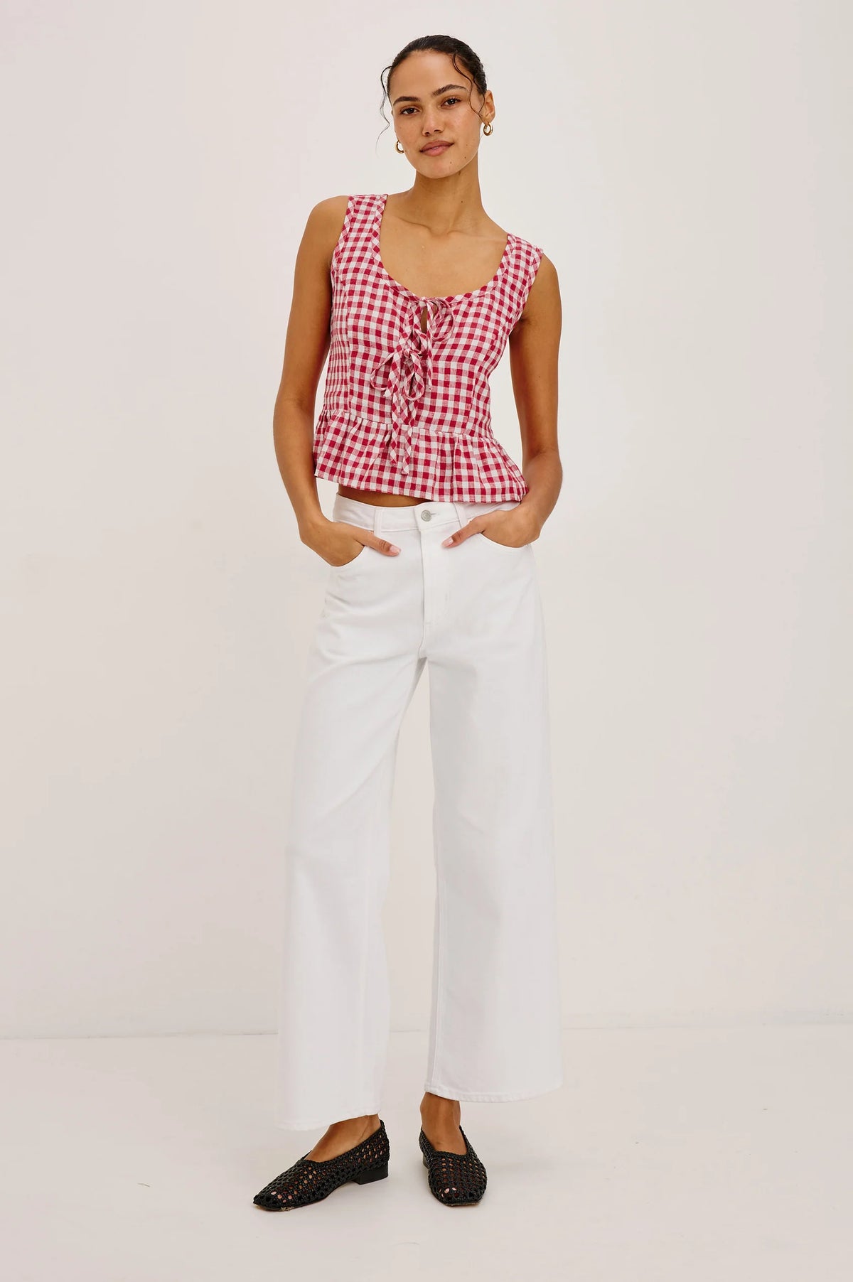 Jonah Top in Picnic Check