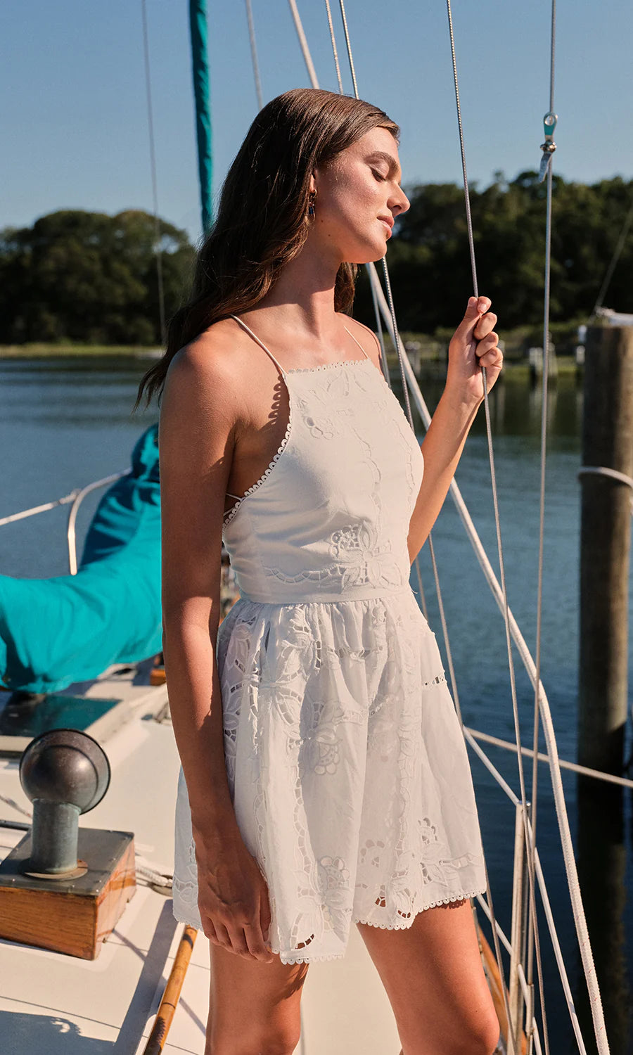 Kelly Dress in White