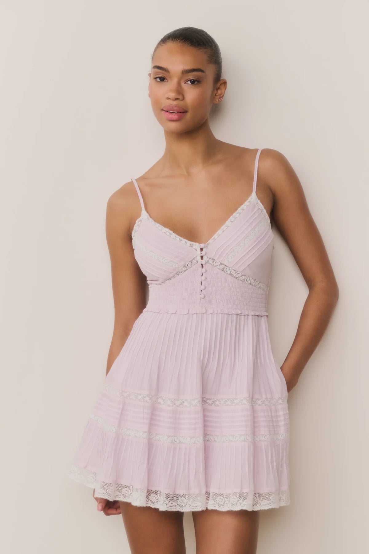 Krista Dress in Orchid Ice