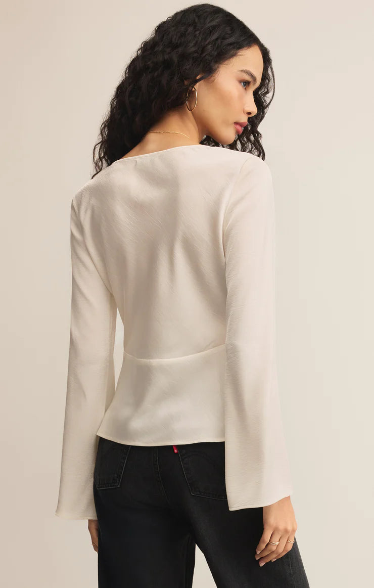 Illara Tie Front Blouse