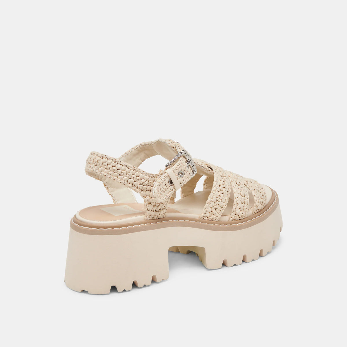 Latice Sandals in Oatmeal Knit