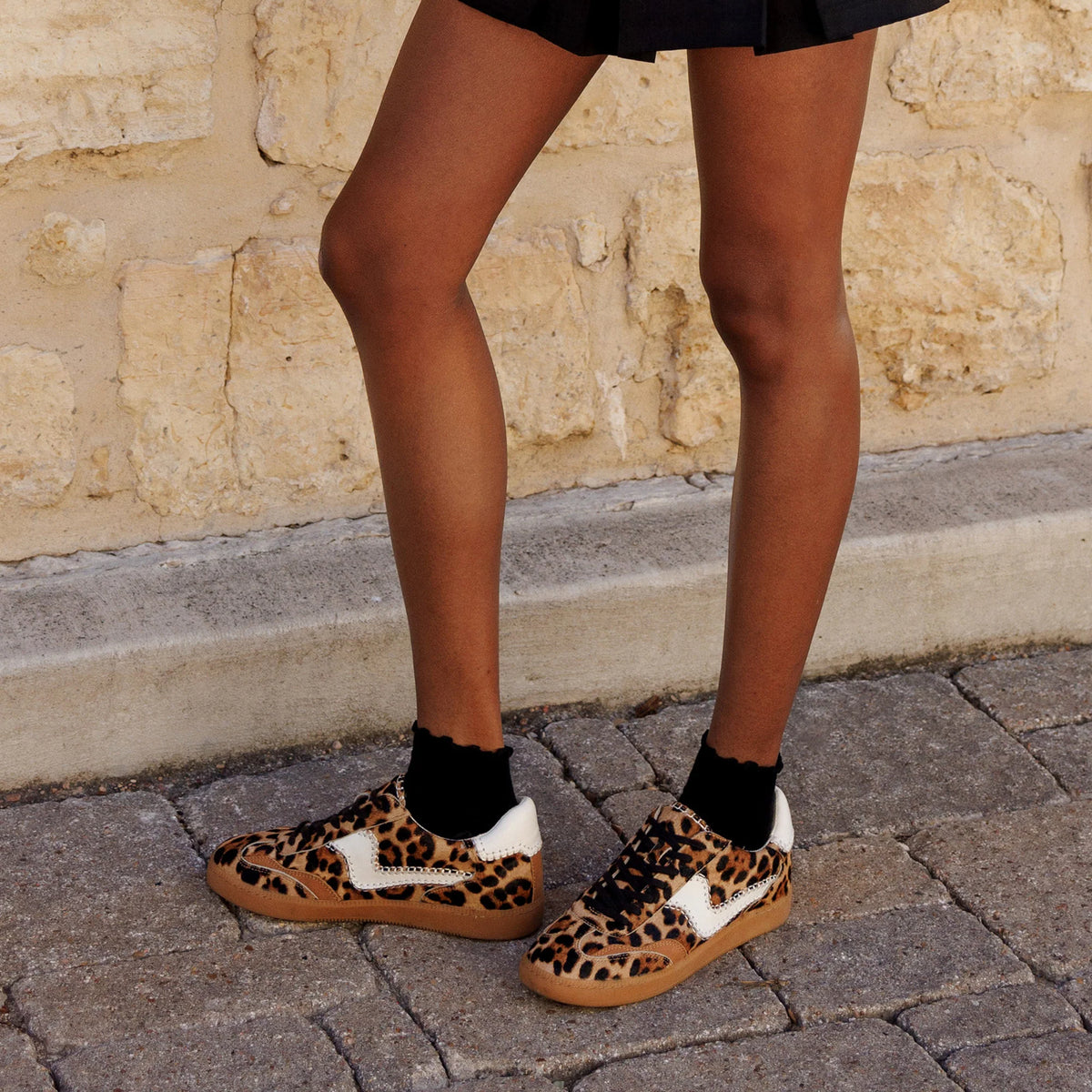 Notice Stitch Sneaker in Leopard