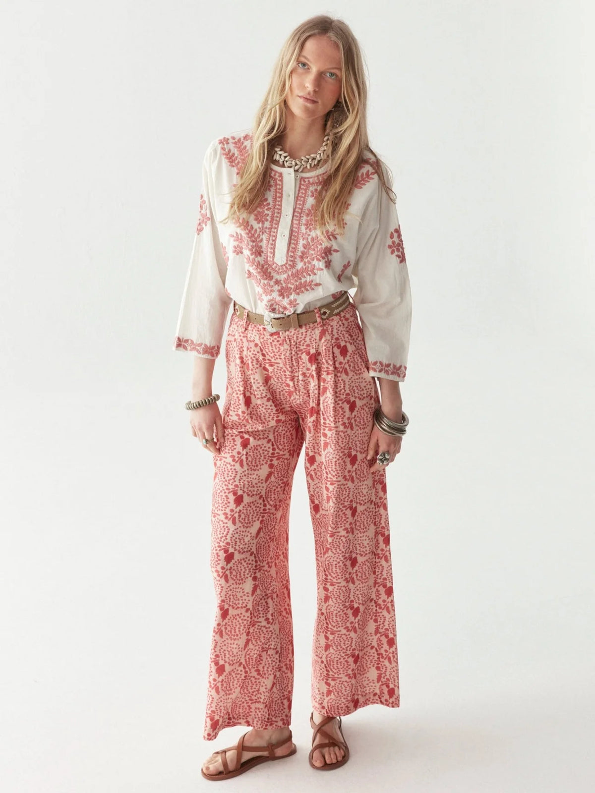The Lolo Pants in Pink Martini