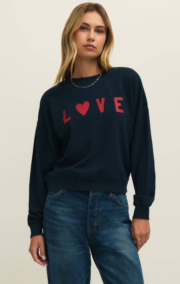 First Date Sweatshirt in Eclipse