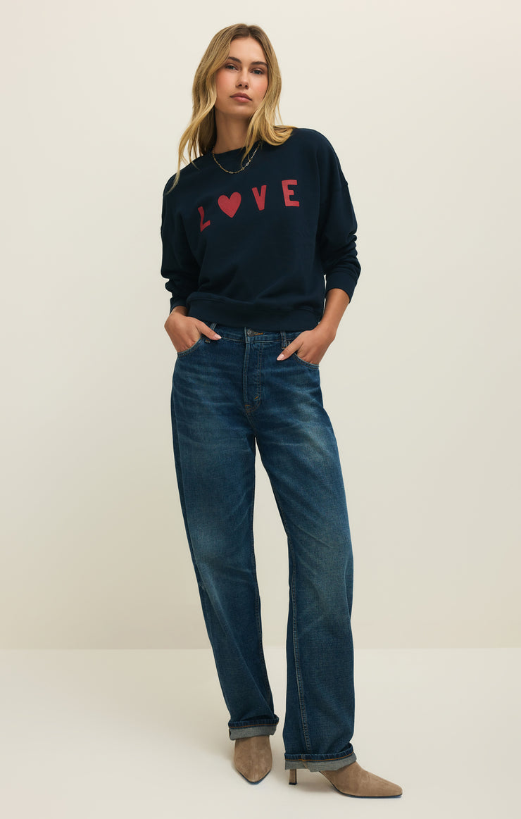 First Date Sweatshirt in Eclipse