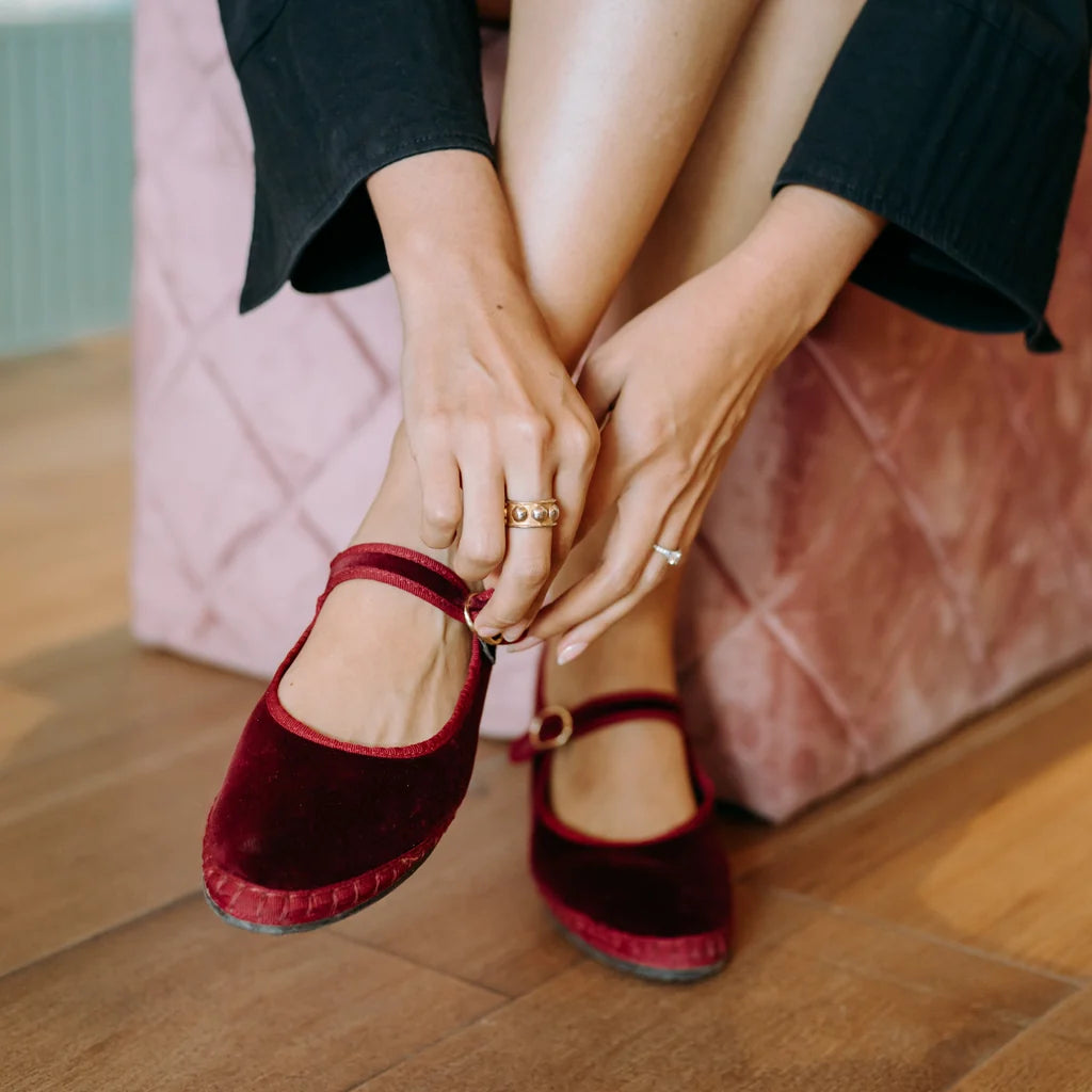 Lucrecia Velvet Mary Janes