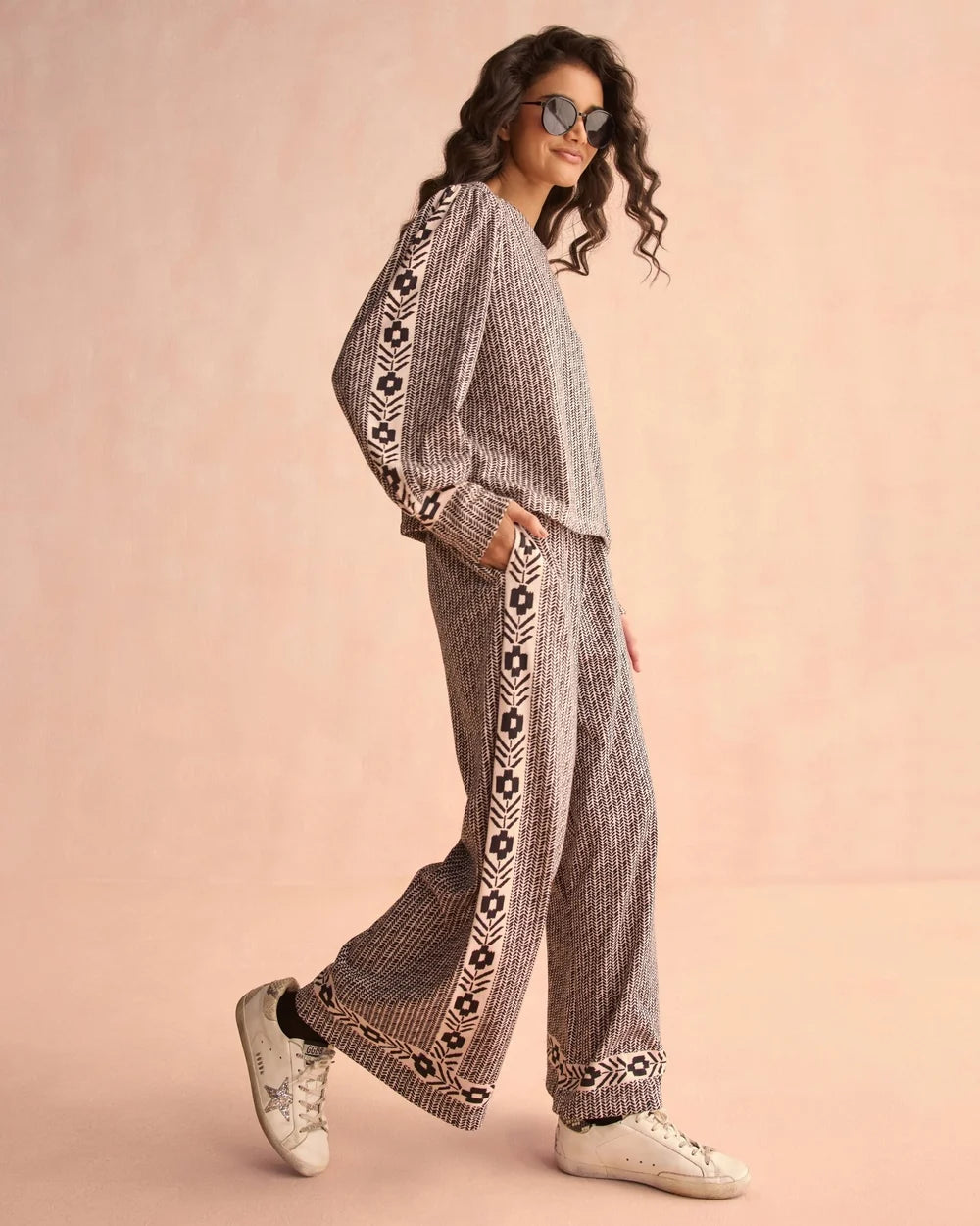 Reese Pant in Blakely Sesame