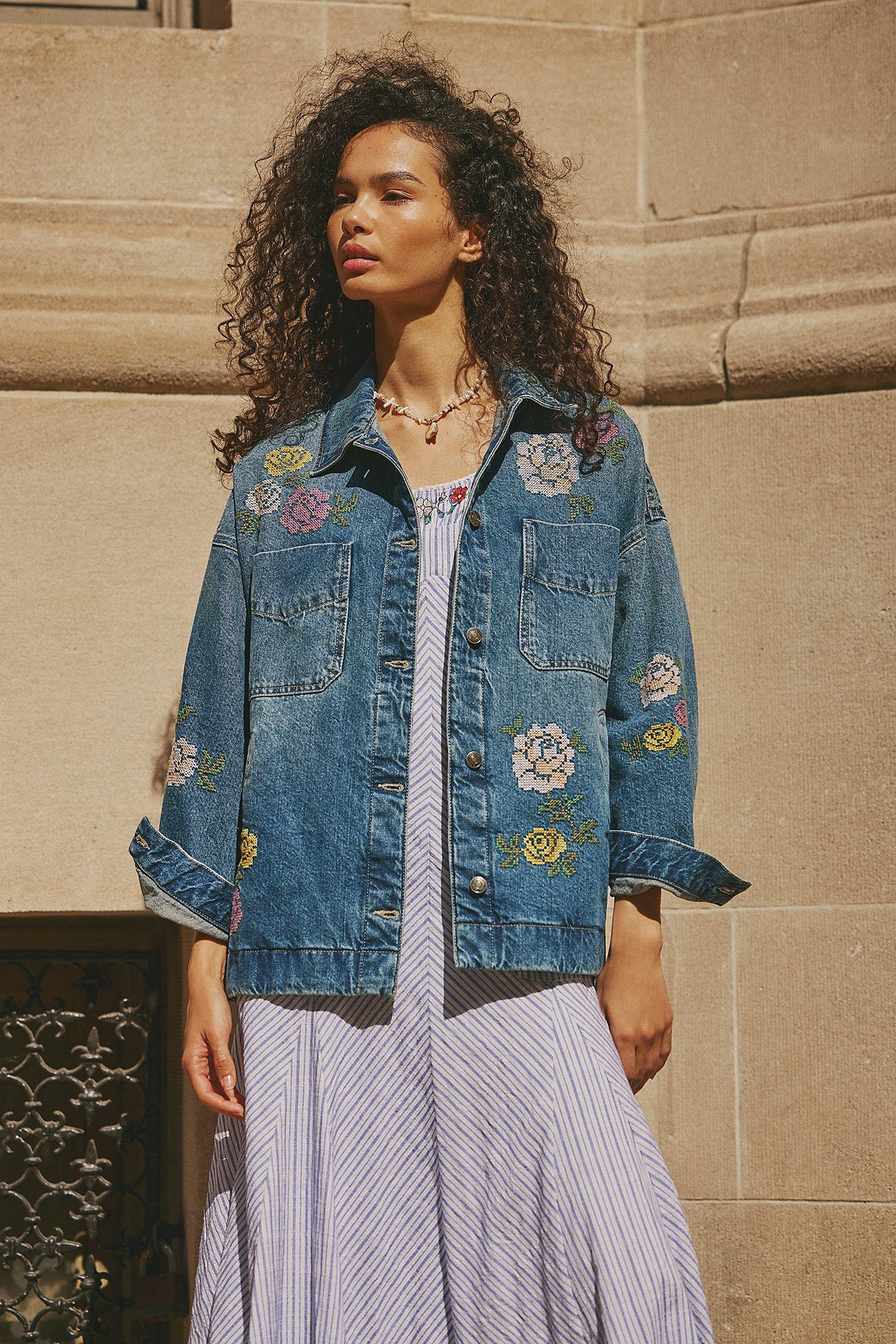Madison City Embroidered Jacket