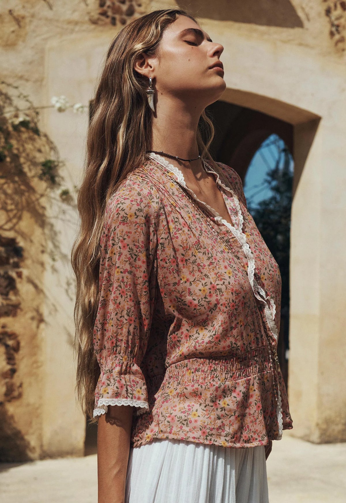 Mimi Rose Boho Top
