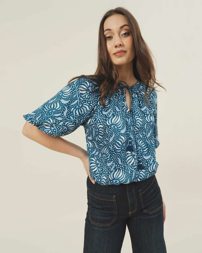 Isla Blouse in Mohini Bliss