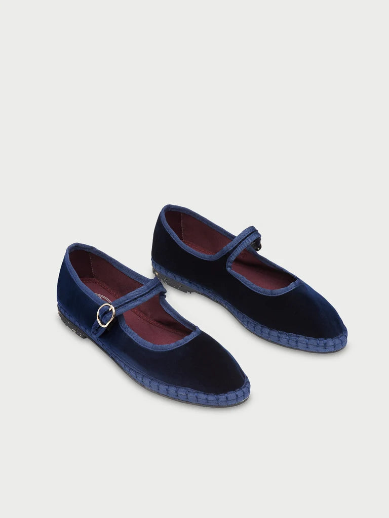 Molly Velvet Mary Janes