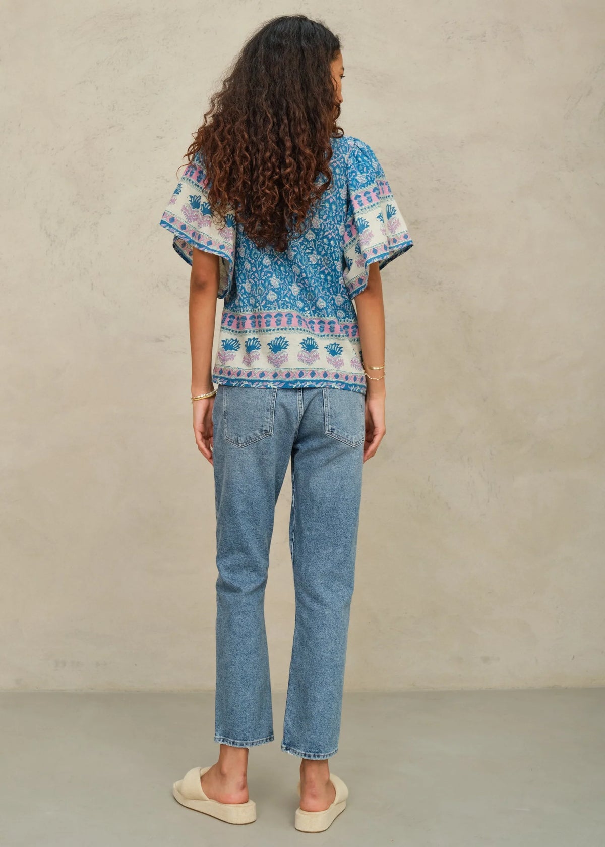 Myla Print Short Sleeve Top