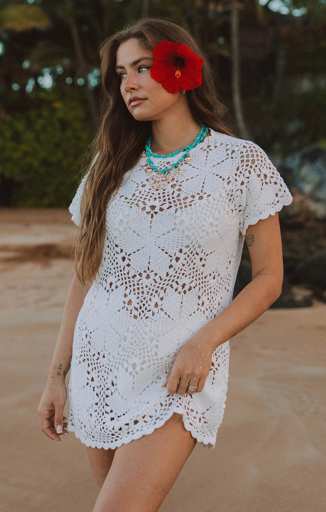 Cleo Crochet Coverup