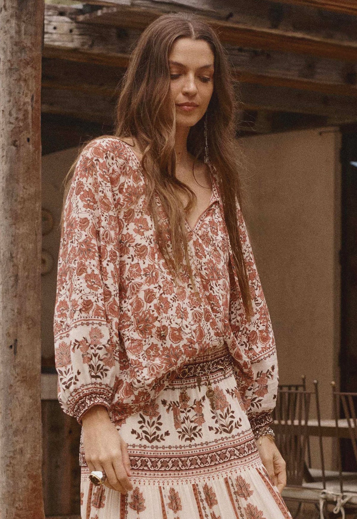 Petalwood Blouse