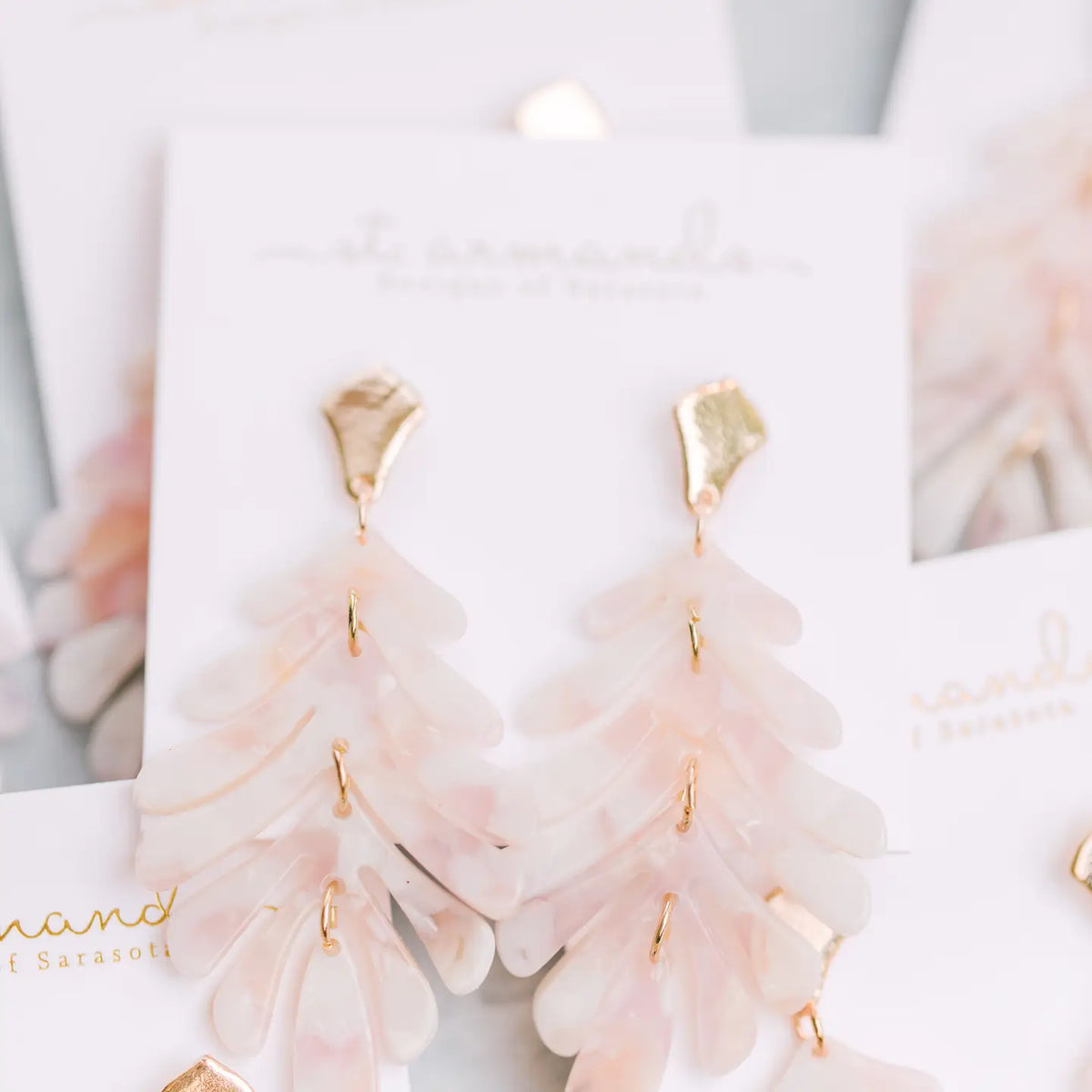 Pink Petite Palm Drops