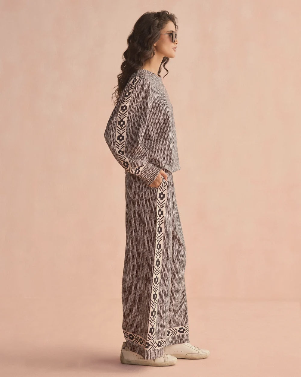 Reese Pant in Blakely Sesame