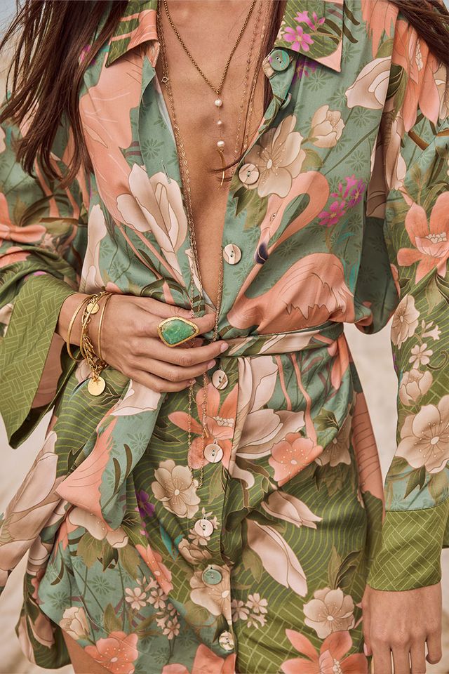 Floridian Shirt Dress