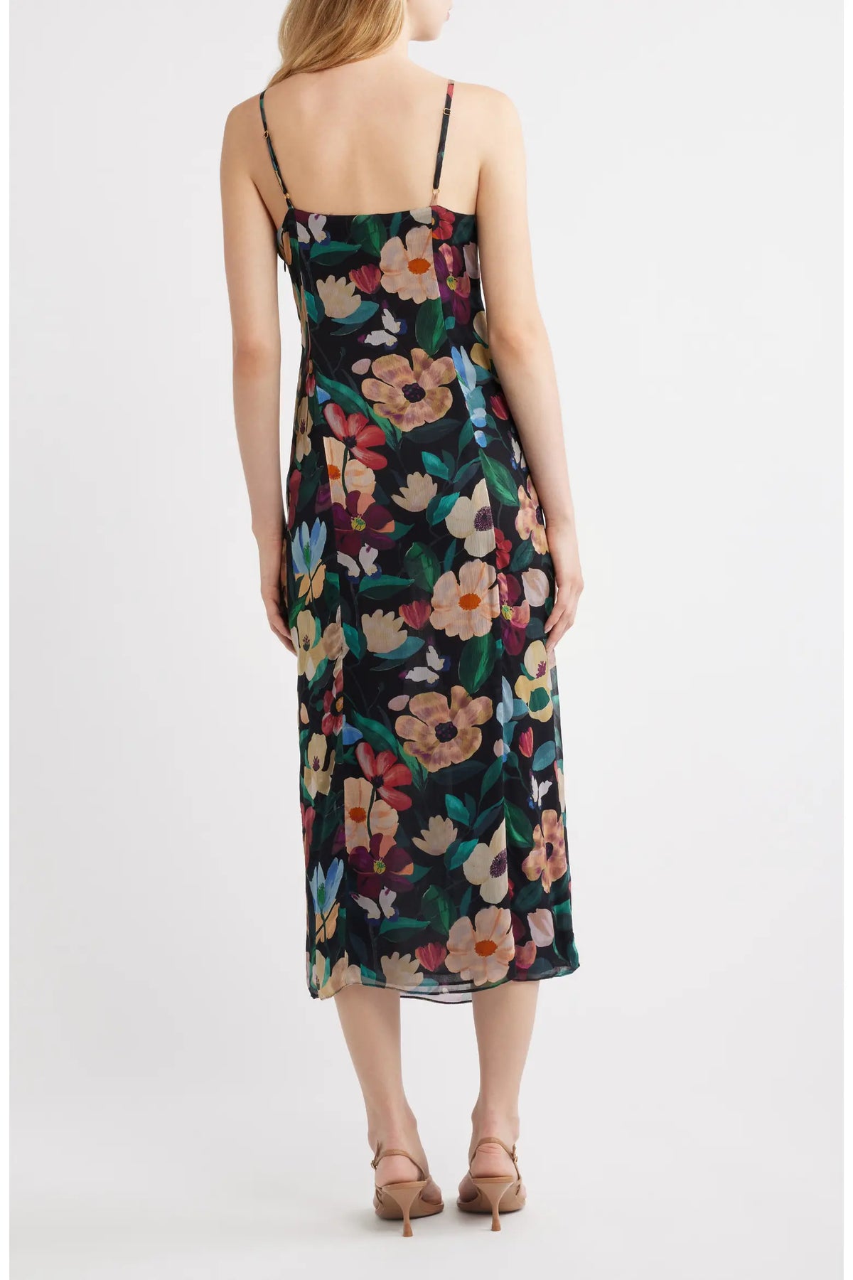 Sorsha Ankle Dress in Black Andalusia