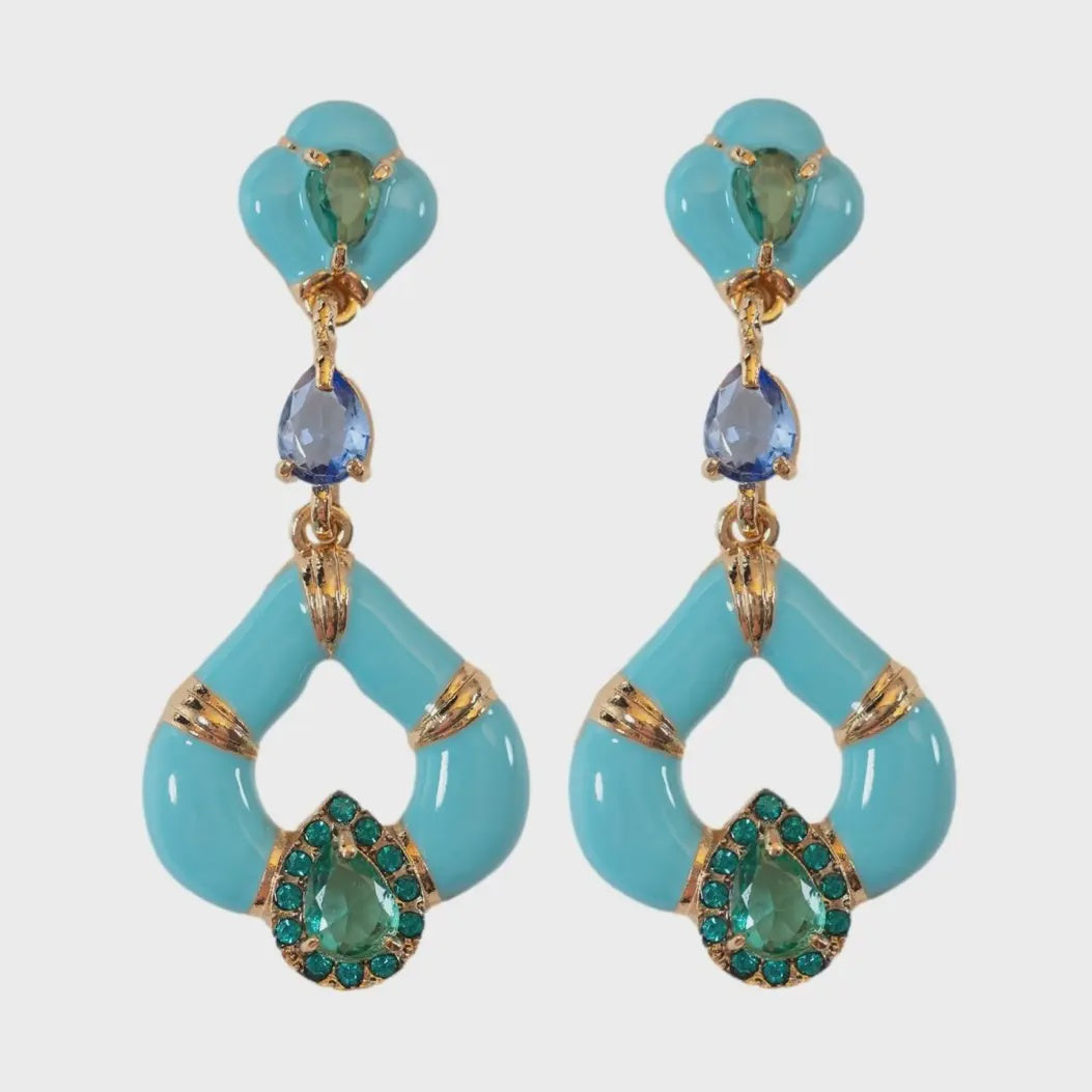 Agean Dream Turq Teardrops